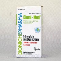 Clomi-Med (clomifene citrate) 50 mg/tab 60Tablets Bioniche Pharma