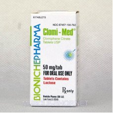 Clomi-Med (clomifene citrate) 50 mg/tab 60Tablets Bioniche Pharma