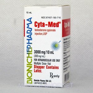 Cyta-Med (testosterone cypionate) 3000 mg/10 ml Bioniche Pharma