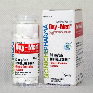 Oxy-Med (Oxymetholone) 50 mg/tab 120Tablets Bioniche Pharma