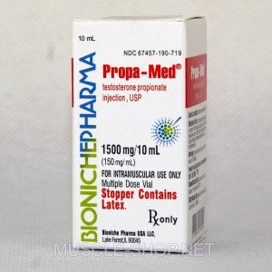 Propa-Med (testosterone propionate) 1500 mg/10 ml Bioniche Pharma