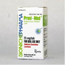 Provi-Med (Mesterolone) 25 mg/tab 60Tablets Bioniche Pharma