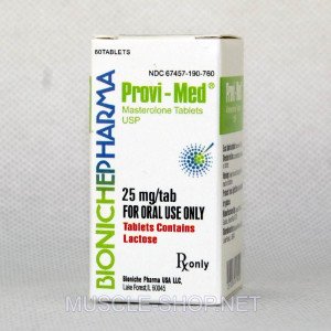 Provi-Med (Mesterolone) 25 mg/tab 60Tablets Bioniche Pharma