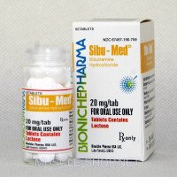 Sibu-Med (Sibutramine Hydrochloride) 20 mg/tab 60Tablets Bioniche Pharma