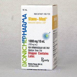 Stano-Med (stanozolol injection) 1000 mg/10 ml Bioniche Pharma