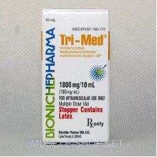 Tri-Med (trenbolone acetate, hexahydrobenzylcarbonate, enanthate esters) 1800 mg/10 ml Bioniche Pharma